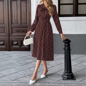 Retro Polka Dot Dress
