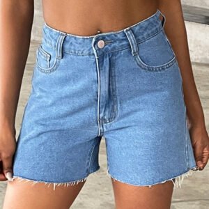 Euro-Ameri-Style Denim Shorts