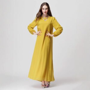 Long Sleeve Lengthened Dress