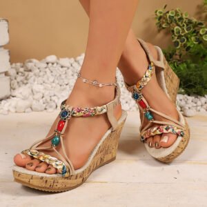 Bohemian Beaded Sandals