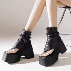 Thick-soled Flip-flop Heels