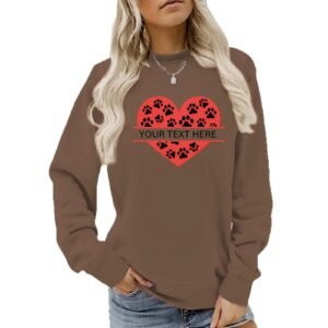 Loose velvet sweatshirt
