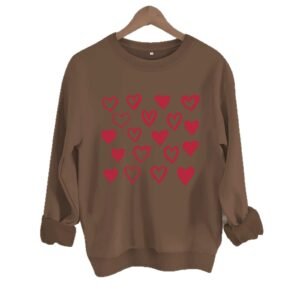 Long sleeved fleece hoodie