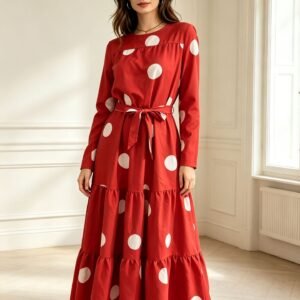 Red Polka Dot Vintage